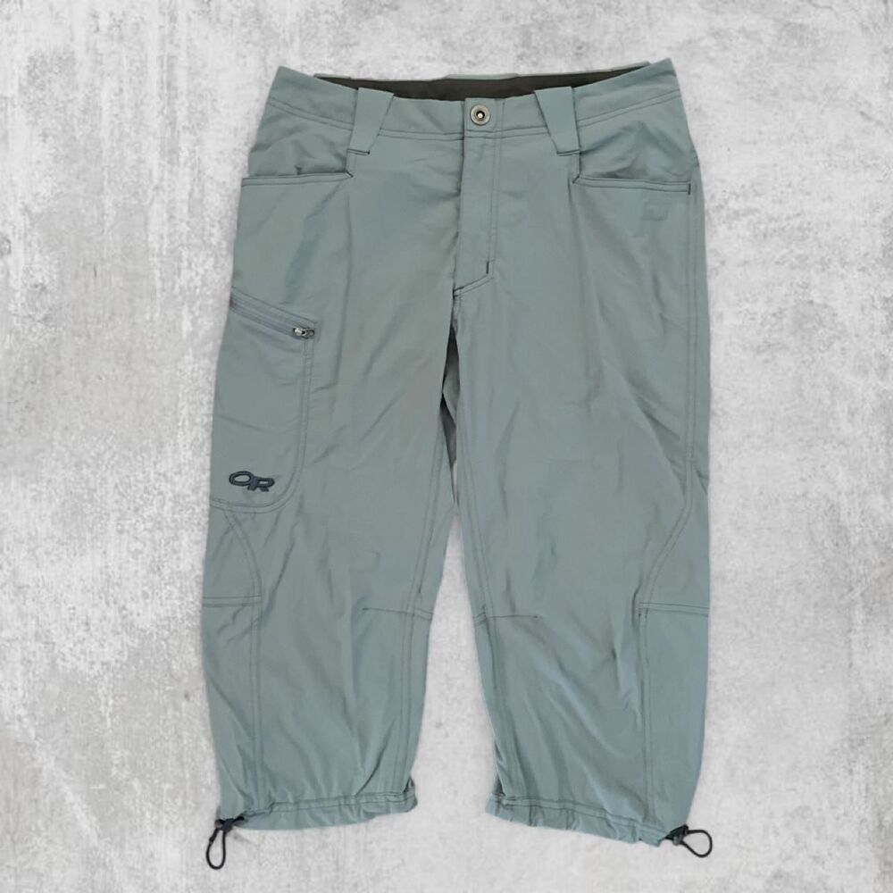 Outdoor Research Cropped Hiking Capri Pants Sage 30
